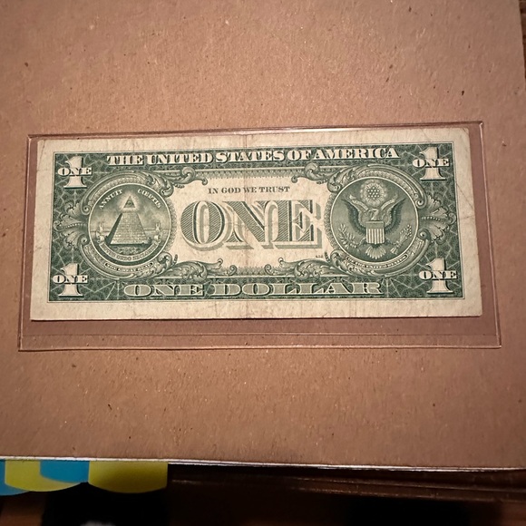 1957 Series B Silver Certificate blue $1 - Picture 5 of 8
